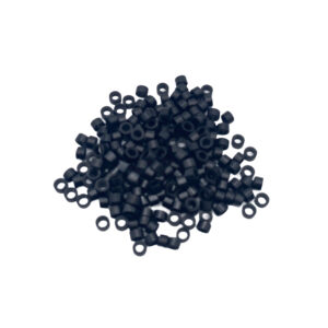 Silikon Microring Schwarz (200 Stück)