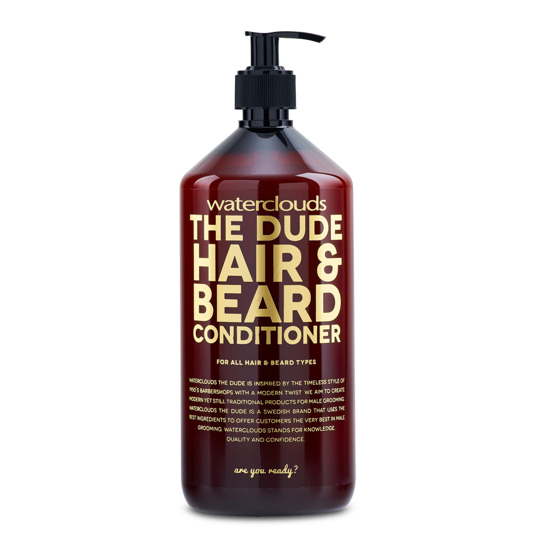 waterclouds The Dude Hair & Beard Conditioner - 1000ml
