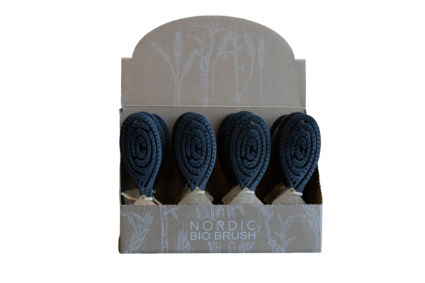 Nordic Bio Brush Oval Small Set - Color Black