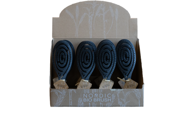 Nordic Bio Brush Oval Set - Color Black