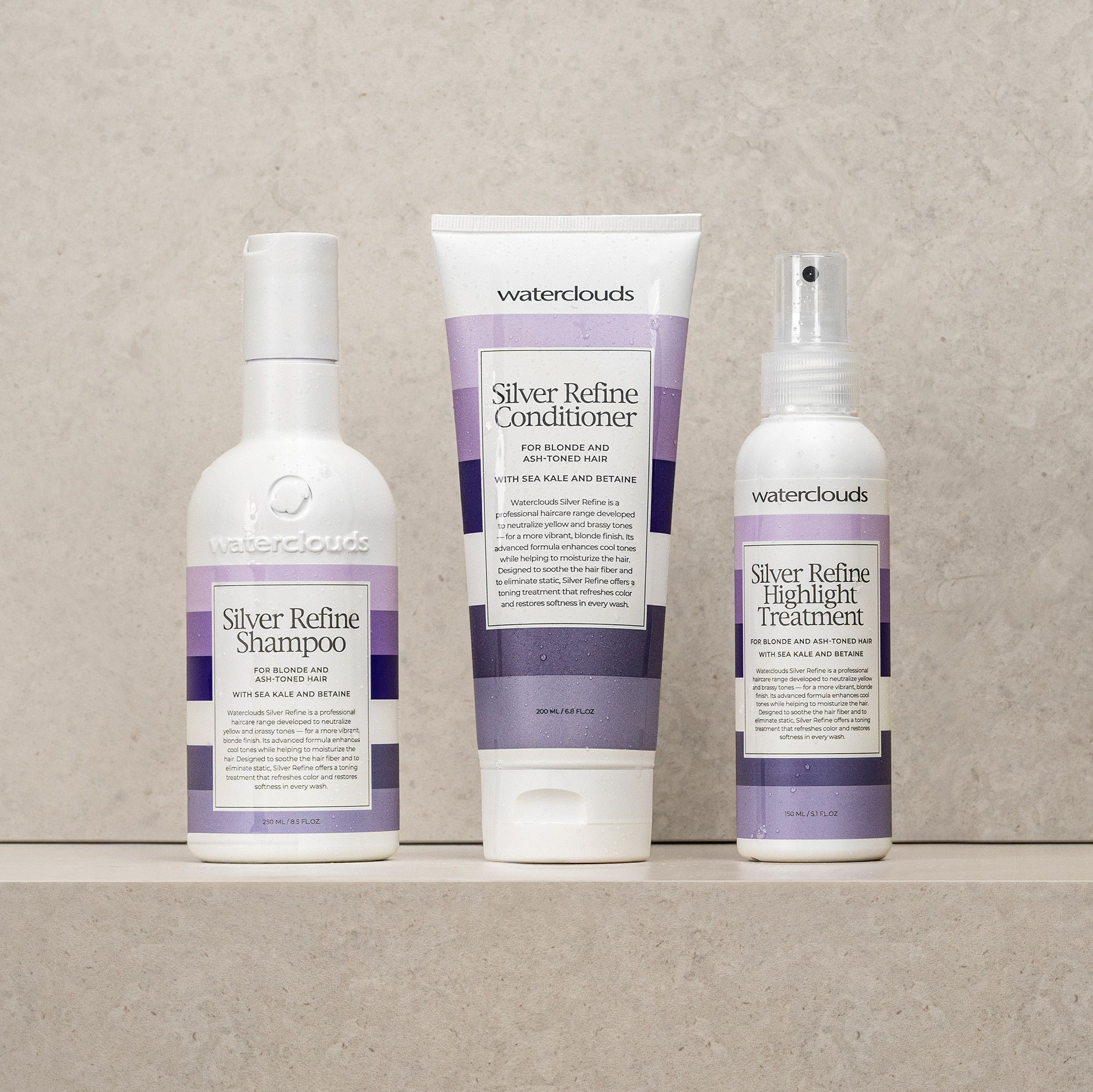 Waterclouds Produkte der Silver Refine Serie