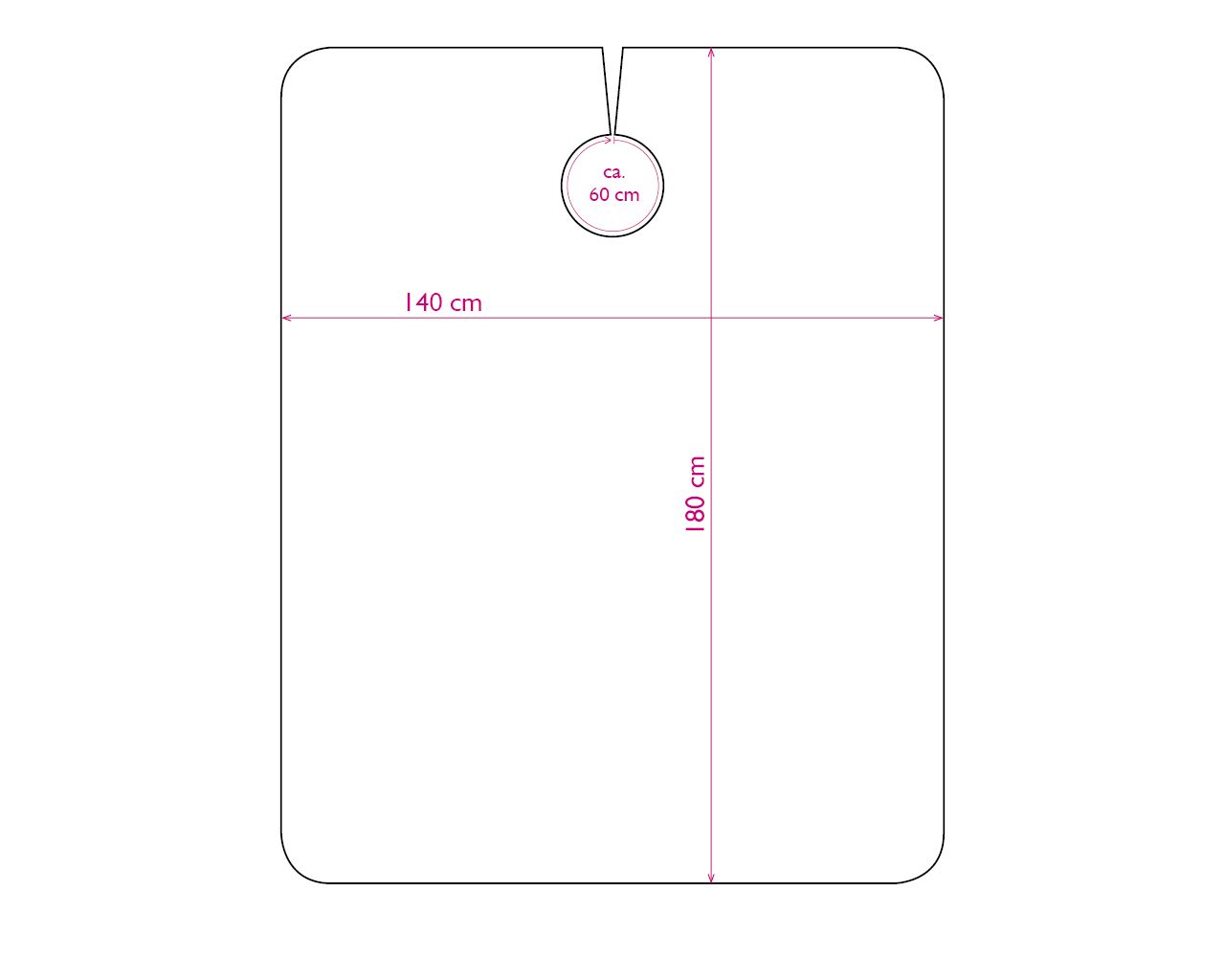 cape_shape_140x180_H60R50_wo_slits_1280x1024_web_1280x1024-600x480 Umhang Barber Cape schwarz/weiss mit Druckknopfverschluss (140 x 180cm) – Bild 2