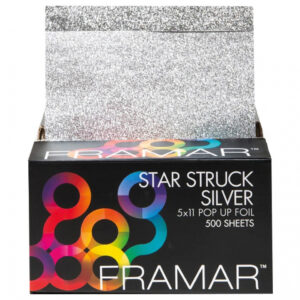 Framar Pop Up Folie 5x11cm - Star Struck Silver (500 St&uuml;ck)